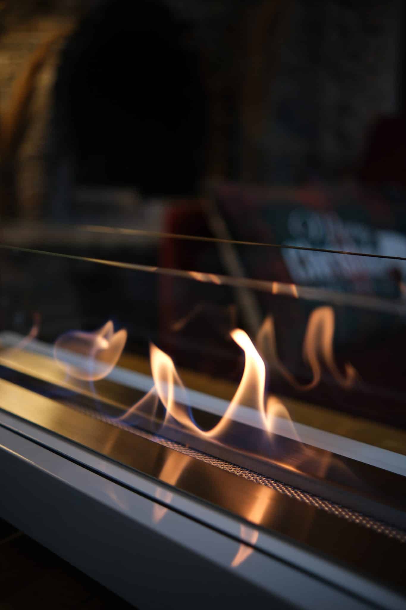 AURAFIRE Masaüstü Şömine - Beyaz