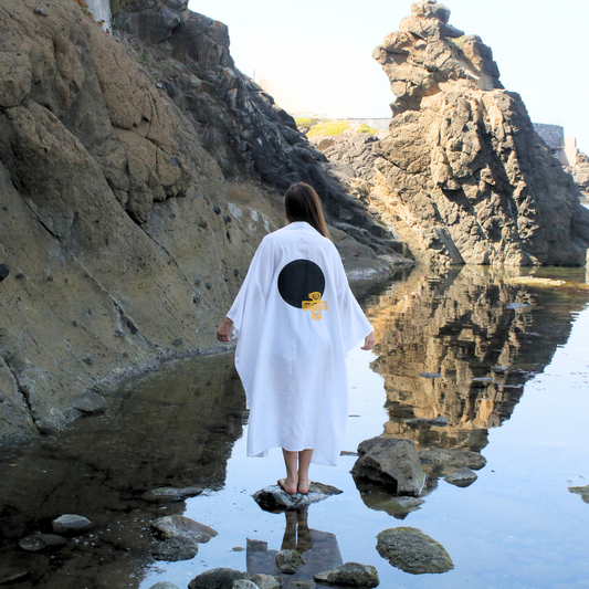 Thunderbird Kimono – Doğal & El Boyaması | Kişiye Özel Tasarım