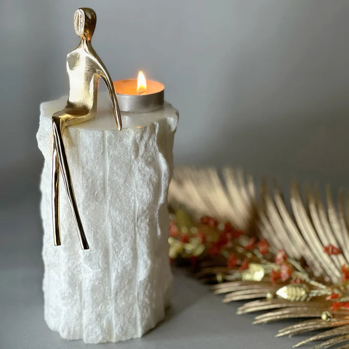 Merleger Small Decorative Candle Holder
