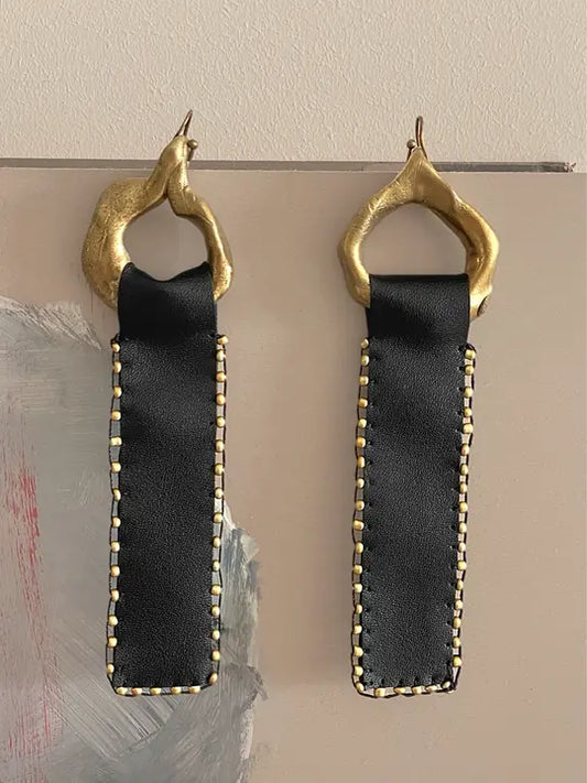 Fusion Black Line Küpe