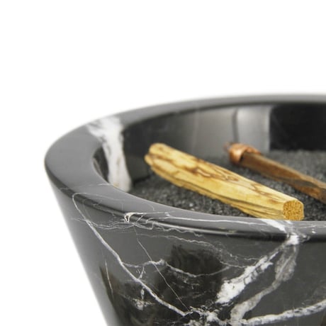 Magma Wish Mermer Tütsü Çanağı & Tütsü Demeti | El Yapımı Doğal Mermer Tütsülük