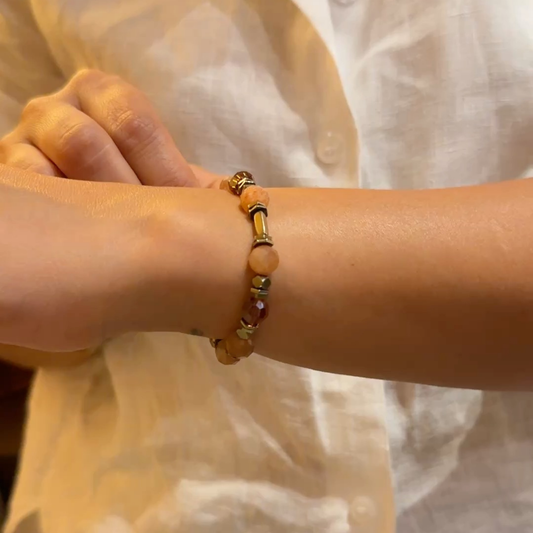 سوار زمرد فينيكس - حجر الشمس، كريستال سواروفسكي، والهيماتيت