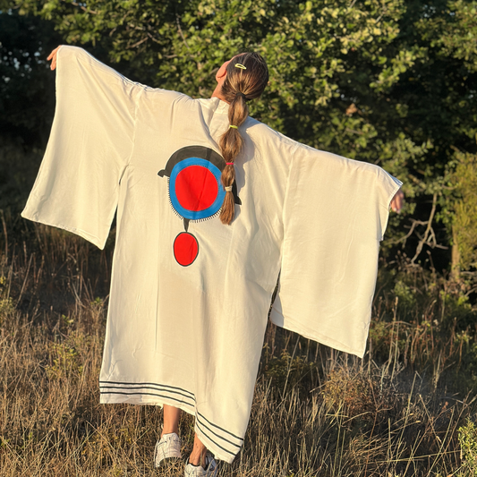 Özel Tasarım El Boyaması Kimono