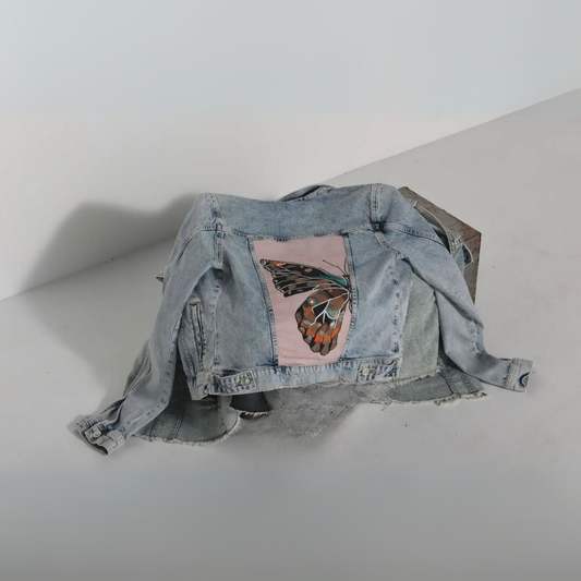 Kendin Tasarla – El Boyaması Kot Ceket | Kişiye Özel Tasarım