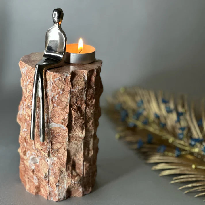 Merleger Small Decorative Candle Holder