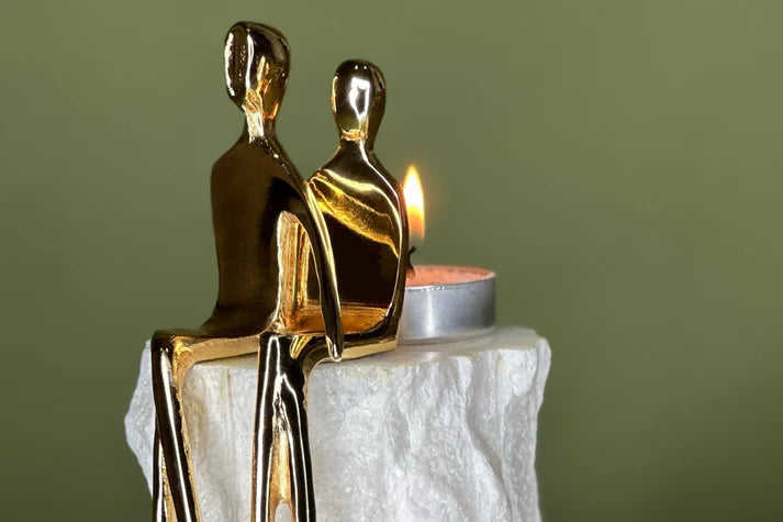 حامل شموع مزخرف كبير من ميرليجر