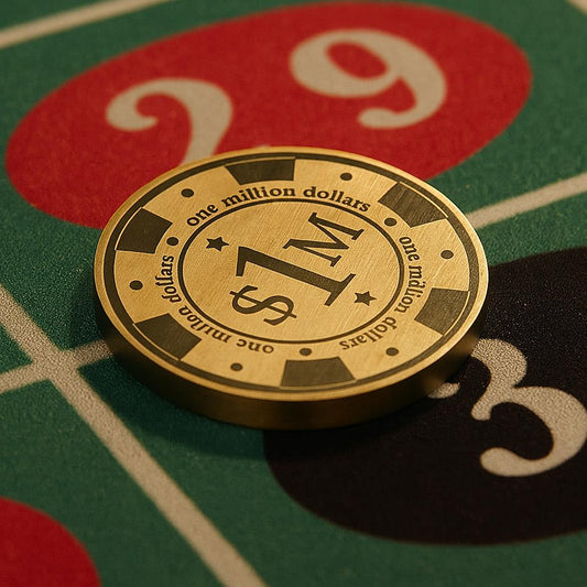 One Million Chip – Dekoratif Şans Rulet Çipi