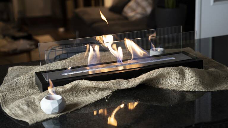 مدفأة طاولة AURAFIRE - سوداء