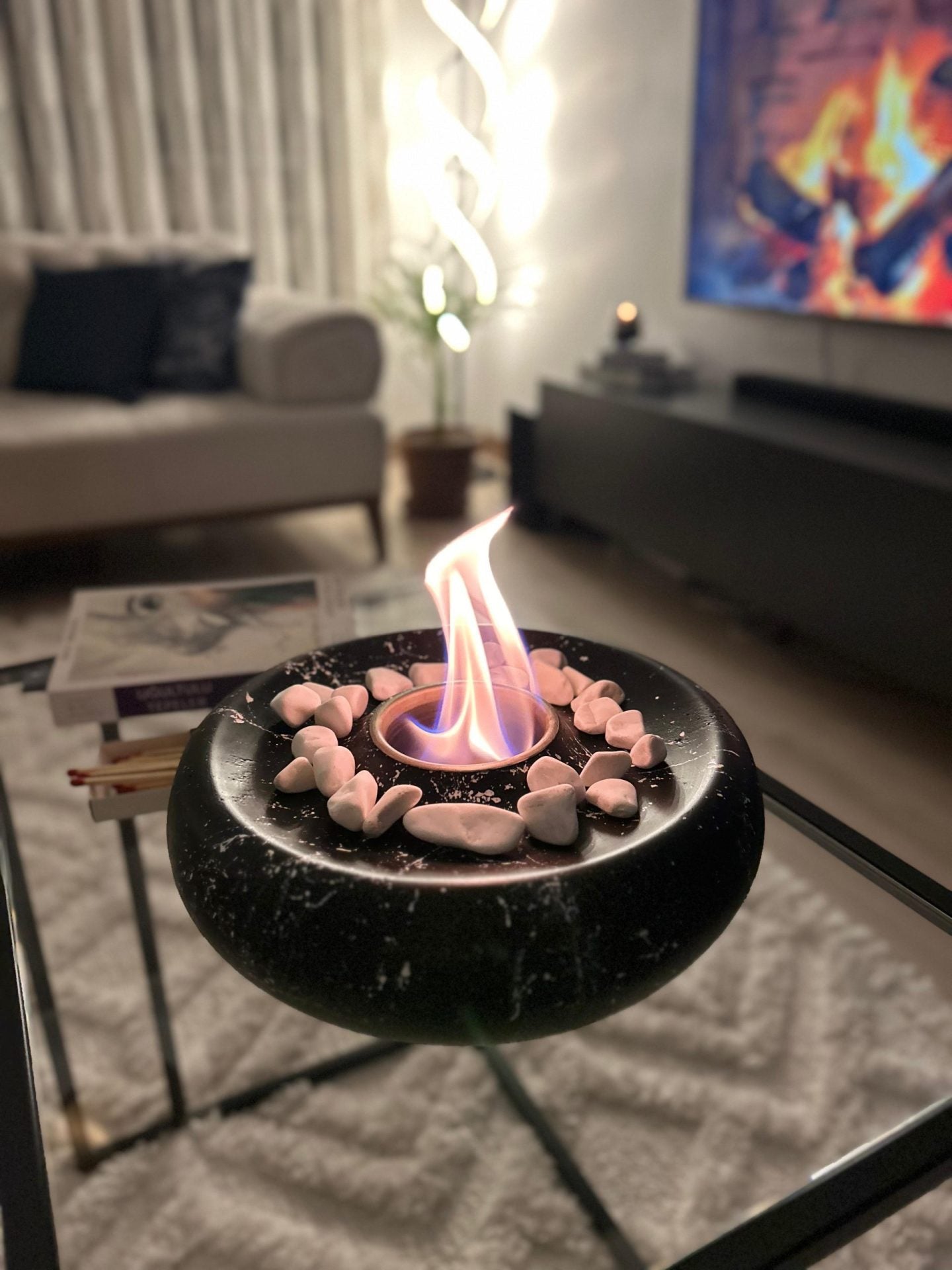 موقد نار طاولة IGNIS - أسود